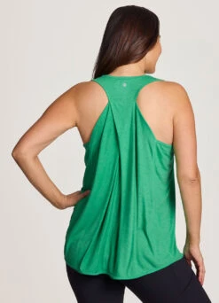 Plus Prime Relaxed Twist Back Tank Top