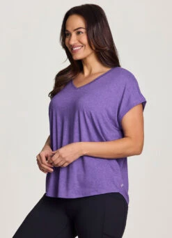 Plus Breezy Hi Low Tee -Rbx Active Wear Shop 1c6f2954 6bec 4e42 8068 5a2782b02ede