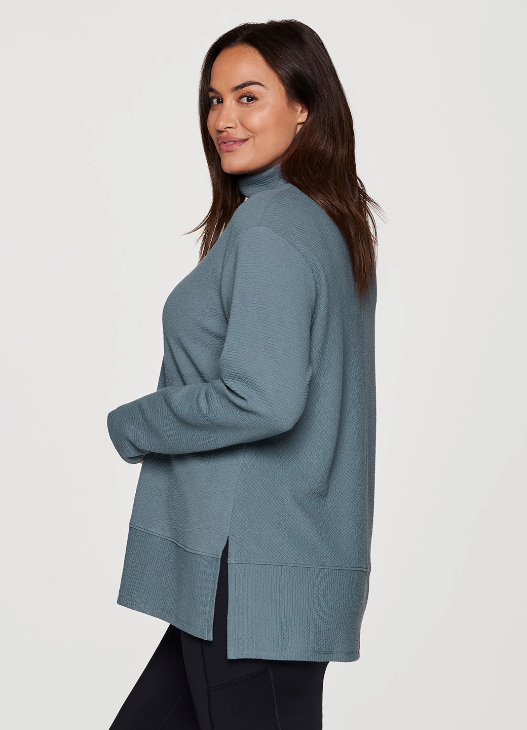 Plus Studio Jacquard Mock Neck Pullover 11 Plus Studio Jacquard Mock Neck Pullover - Image 9