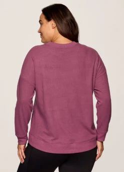 Plus Off Days Relaxed Waffle Knit Sweatshirt 27 Plus Off Days Relaxed Waffle Knit Sweatshirt -Rbx Active Wear Shop 200957a7 c7d7 4ccd a300 85dc44275078