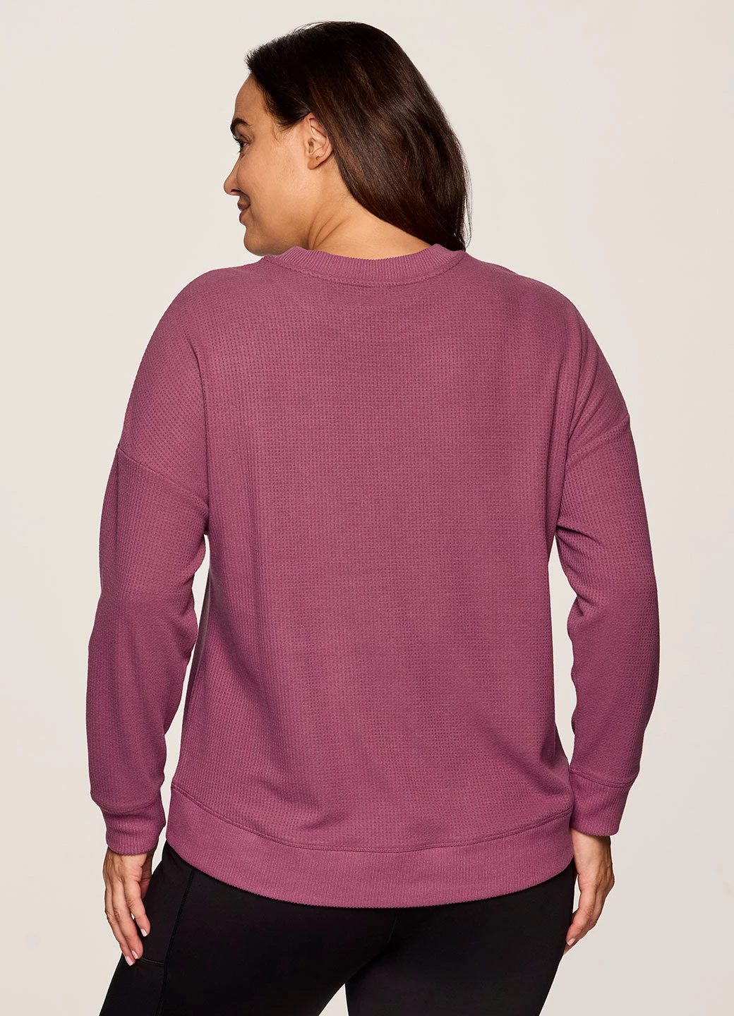 Plus Off Days Relaxed Waffle Knit Sweatshirt 13 Plus Off Days Relaxed Waffle Knit Sweatshirt - Image 11