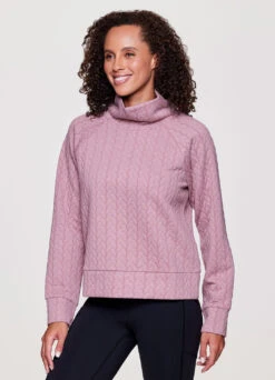 Lennox Cable Cowl Neck Pullover -Rbx Active Wear Shop 20bba07e f7cc 4aa1 96e8 6d848faebfb7