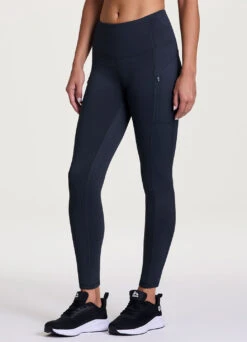 Fleece Lined Zip Pocket Legging