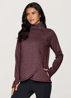 Prime Ready To Roll Fleece Zip Mock Neck Pullover -Rbx Active Wear Shop 29ad2d66 bdc7 4681 a5bd 32104443ef92