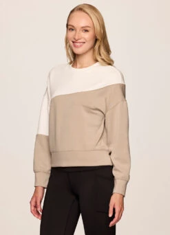 LuxeSoft Two-Tone Sweatshirt -Rbx Active Wear Shop 2e514215 eab0 4a6d bd00 99e105a80d6c