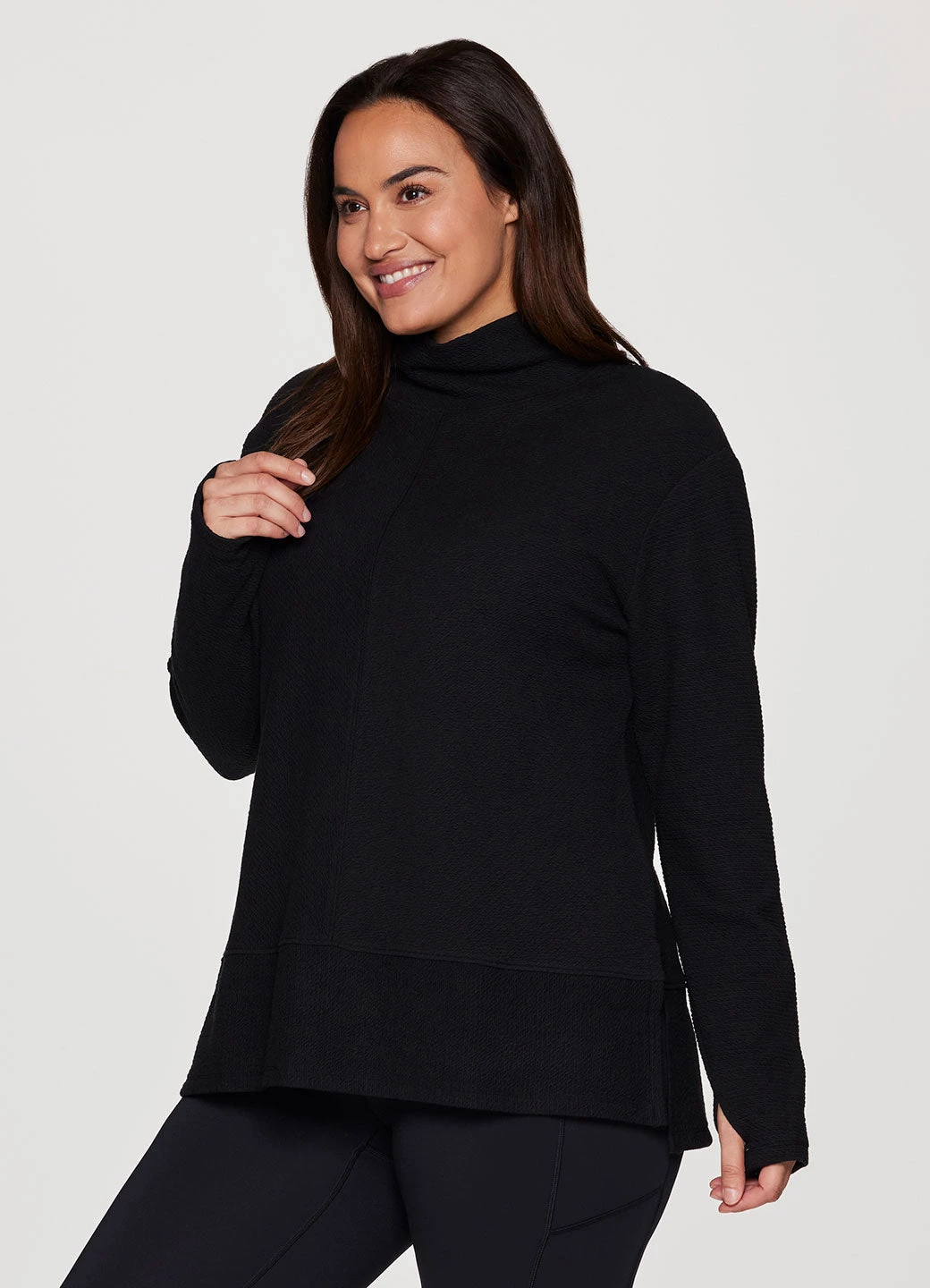 Plus Studio Jacquard Mock Neck Pullover 15 Plus Studio Jacquard Mock Neck Pullover - Image 13