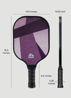 Geometric Pickleball Paddle With Cover -Rbx Active Wear Shop 37c25c0c 774f 46ef a911 3817c5c2fe1a