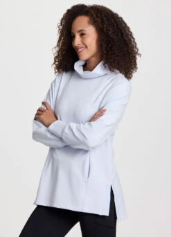 Oliver Relaxed Mock Neck Tunic -Rbx Active Wear Shop 3d9ef806 9740 4b79 bbf7 2ed893cedc6f