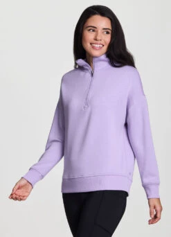 LuxeSoft Mock Neck Quarter Zip -Rbx Active Wear Shop 4999e351 82cc 4778 a312 432086a13766