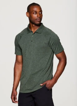 Stay On Course Heathered Polo -Rbx Active Wear Shop 4cdb257e fc82 44ac 950e 5eab682387f0