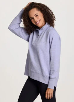 Easy Living Textured 1/4 Zip Pullover -Rbx Active Wear Shop 583643d4 e626 4862 91c1 80dfec12e718