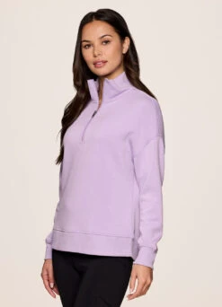 LuxeSoft Mock Neck Quarter Zip -Rbx Active Wear Shop 5cd637b9 8739 49e6 8e78 f85803ec20d0
