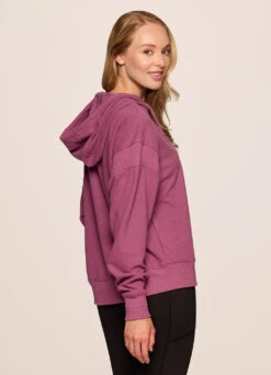 Off Days Relaxed Waffle Knit Hoodie -Rbx Active Wear Shop 62d84be5 3caf 4d77 8bc5 4de788409c7a