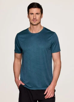 Hit The Court Striped Workout Tee -Rbx Active Wear Shop 6335d8dc 7792 47b1 aa05 51d4f0fd154b