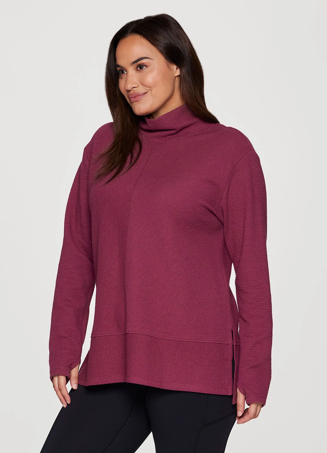 Plus Studio Jacquard Mock Neck Pullover 20 Plus Studio Jacquard Mock Neck Pullover - Image 18