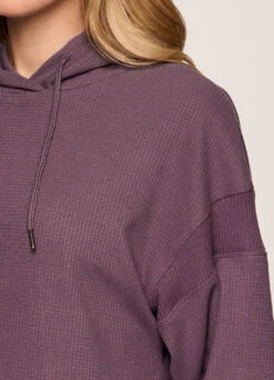 Off Days Relaxed Waffle Knit Hoodie -Rbx Active Wear Shop 7b2565c6 2b01 4487 a698 de27a067c16c