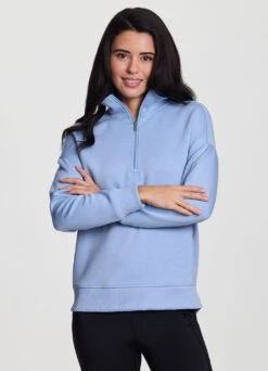 LuxeSoft Mock Neck Quarter Zip -Rbx Active Wear Shop 7cb8d192 1994 4491 9a00 974032852a09
