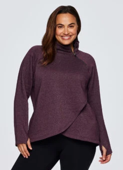 Plus Prime Ready To Roll Fleece Zip Mock Neck Pullover -Rbx Active Wear Shop 8799d4db 125e 4081 bcae 828f4c7a36c0