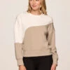 LuxeSoft Two-Tone Sweatshirt