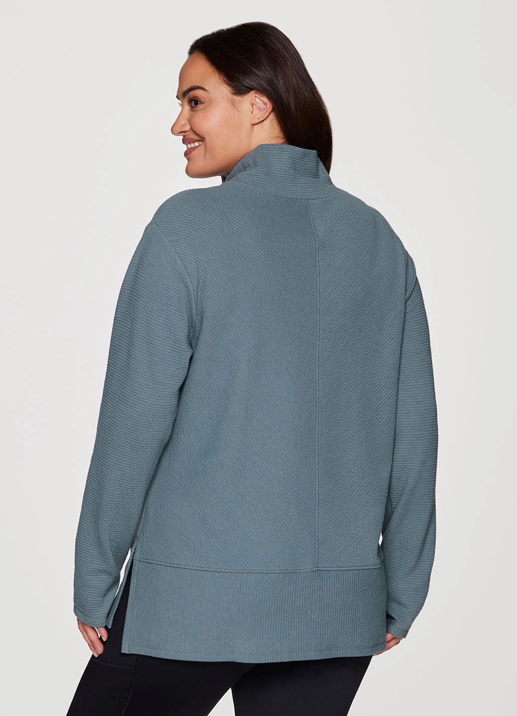 Plus Studio Jacquard Mock Neck Pullover 9 Plus Studio Jacquard Mock Neck Pullover - Image 7