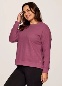 Plus Off Days Relaxed Waffle Knit Sweatshirt 29 Plus Off Days Relaxed Waffle Knit Sweatshirt -Rbx Active Wear Shop 95181ba1 21ce 4724 bc0e 62fc8843b044