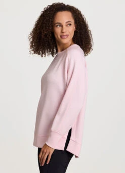 LuxeSoft Crewneck Tunic -Rbx Active Wear Shop b2f4d449 a467 4cbc 8f92 484eb59e552e