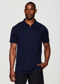 Stay On Course Heathered Polo -Rbx Active Wear Shop b93f64a8 24b0 4c57 a503 f37c92a059e1