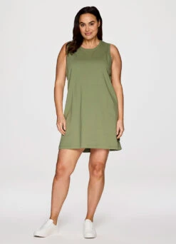 Plus Seaside French Terry Dress -Rbx Active Wear Shop cf37b968 970a 48cb 9be8 d11d09733b61