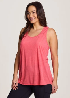 Plus Prime Relaxed Twist Back Tank Top -Rbx Active Wear Shop d1e2d329 790e 4f4f 9b42 48c9031b1800