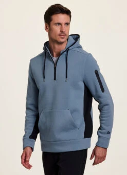 Prime Contrast Quarter Zip Fleece Sweatshirt -Rbx Active Wear Shop d435f782 500a 408b 9392 84411dad798b