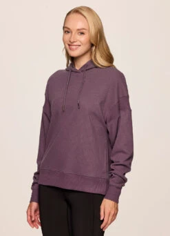 Off Days Relaxed Waffle Knit Hoodie -Rbx Active Wear Shop d6b5b7d4 8905 4634 9884 69a7054d34a8