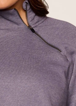 Plus Prime Ready To Roll Fleece Zip Mock Neck Pullover -Rbx Active Wear Shop dc139704 bdb9 4727 b159 a07fb2046a57