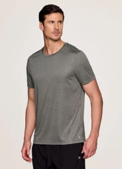 Hit The Court Striped Workout Tee -Rbx Active Wear Shop e2db32b0 a152 4277 bbb0 e2b02d272a19
