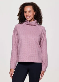 Lennox Cable Cowl Neck Pullover -Rbx Active Wear Shop f49dae4d e90a 4706 9ef8 9a321fd4d925