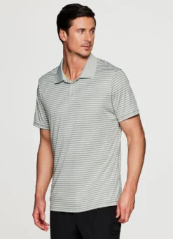 Stay On Course Striped Polo -Rbx Active Wear Shop fc510073 0bac 4a7a 9fc6 7b341bb42ab4